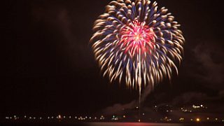 鹿部町『海と温泉のまつり』花火大会